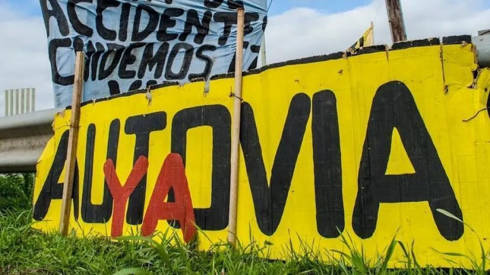 Ruta 3: "Es el peor momento porque  nadie hizo nada y ahora está toda rota"