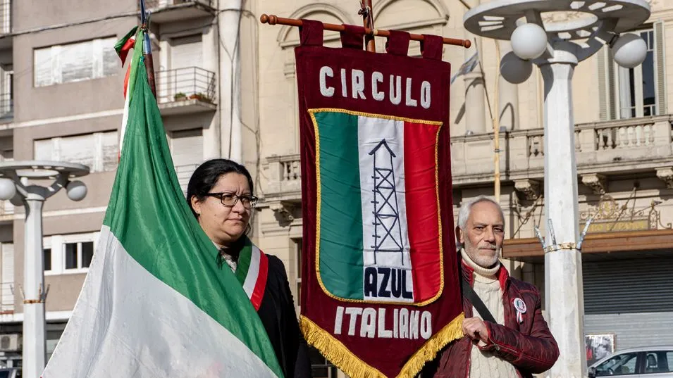 Se celebró en Azul el 79° Aniversario de la República de Italia con un emotivo acto en la Plaza San Martín