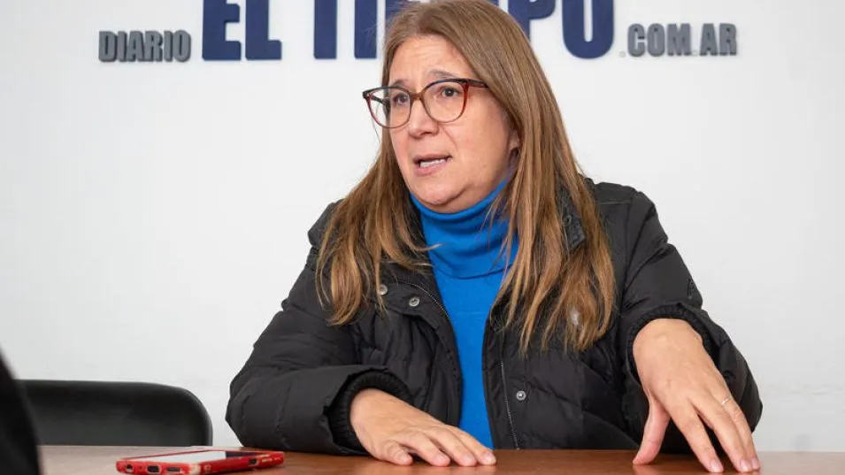 La diputada provincial Laura Aloisi dialogó ayer con EL TIEMPO. NACHO CORREA