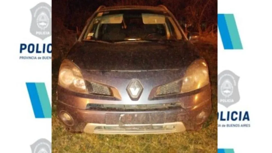 El vehículo utilizado en el hecho había sido robado en el conurbano bonaerense. FOTO: DDI/PBA