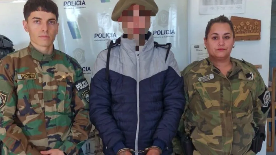 El imputado que tiene este caso de abigeato fue detenido en un campo del Partido de 25 de Mayo. FOTO: CPR TAPALQUÉ/PBA