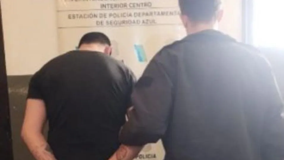 El hombre detenido por este caso de violencia de género había sido indagado ayer en sede judicial. EPDS AZUL/PBA