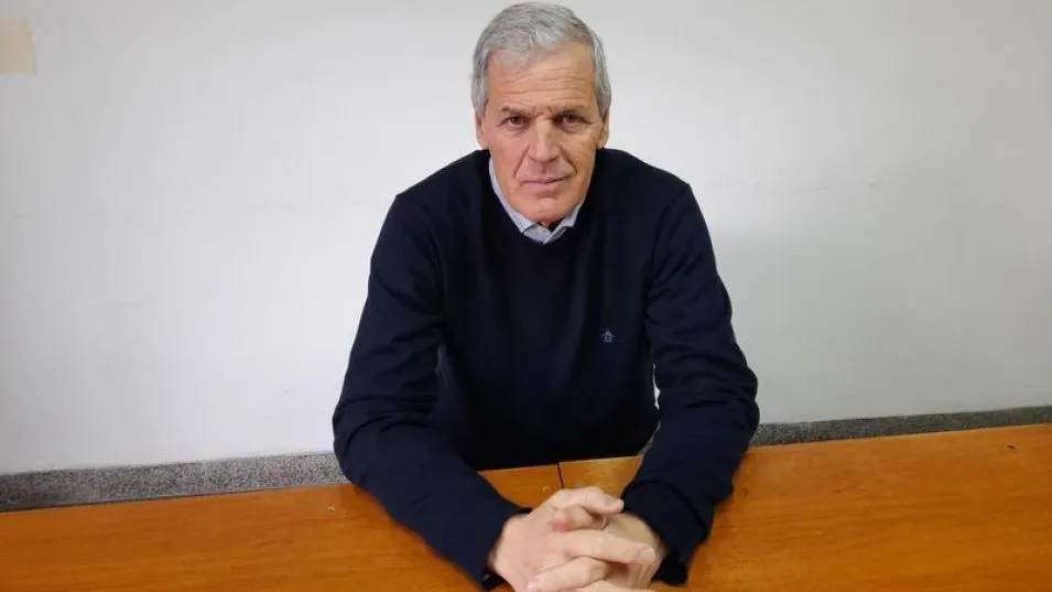  El candidato a concejal por La Libertad Avanza Azul Luis Hoursouripe el día que habló con diario EL TIEMPO.    AGUSTÍN SCALCINI