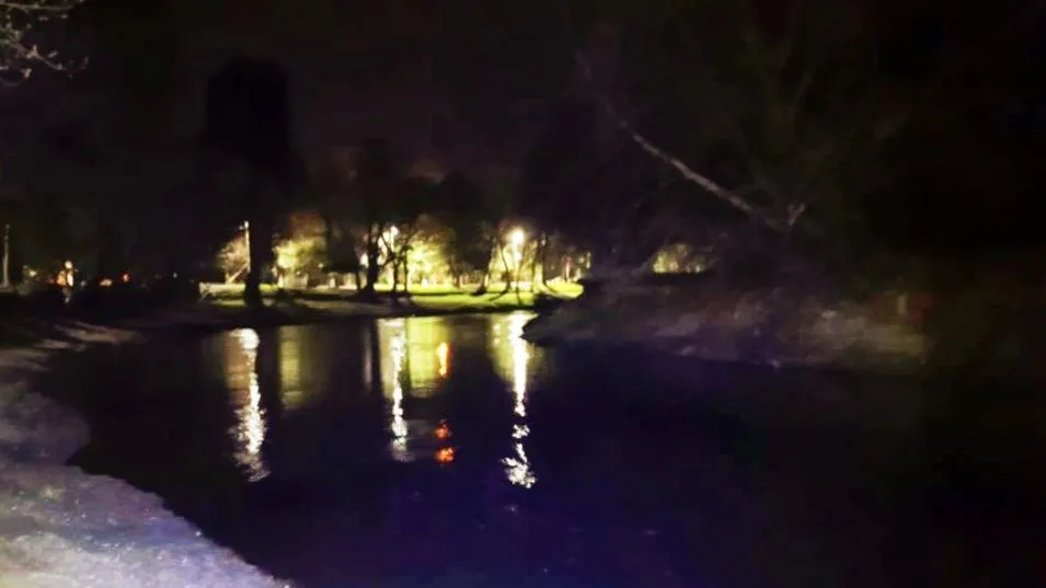En el cauce del Arroyo Azul el cuerpo de la mujer fue encontrado ayer miércoles por la noche. FOTO: EPDS AZUL/PBA