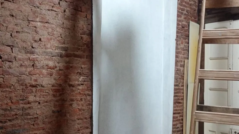 Algunas de las remodelaciones paea que quede inaugurada la nueva sala. GENTILEZA RUBEN ESCUDERO. 