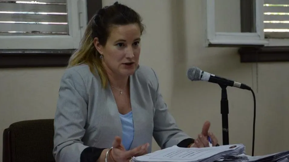 Paula Serrano, la fiscal a cargo de esta causa penal. ARCHIVO