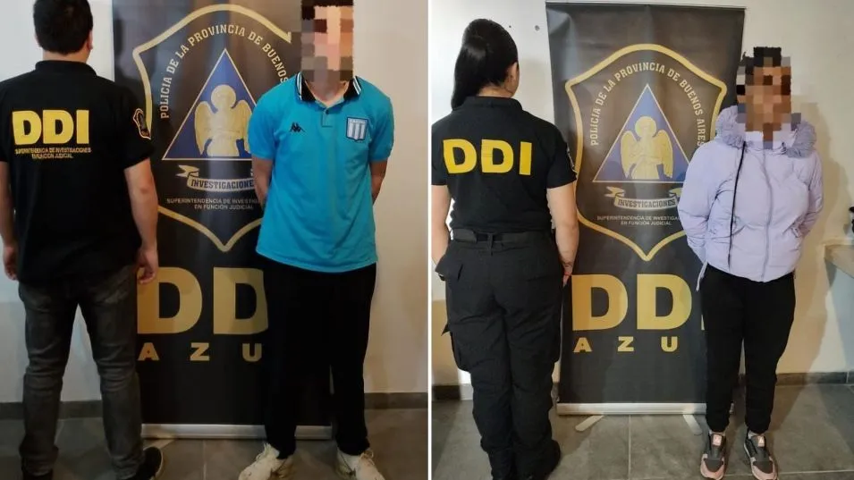 El varón y la mujer acusados de este ?robo agravado por su comisión con efracción? se negaron a declarar cuando fueron indagados en sede judicial. FOTOS: DDI AZUL/PBA