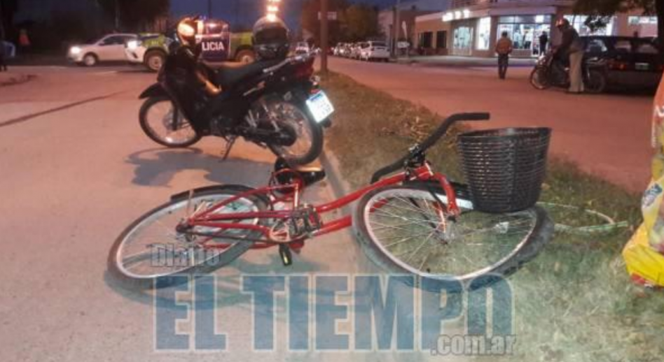 Incidente de tránsito en 25 de Mayo y Catamarca