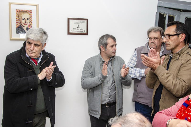 Se homenajeó ayer a Eva Perón en el  marco del centenario de su nacimiento