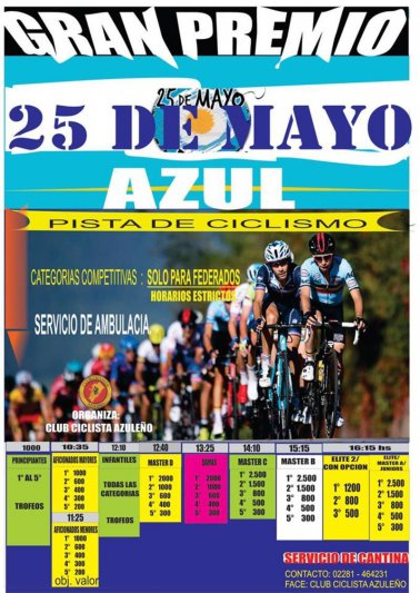 El día de la patria se celebra pedaleando
