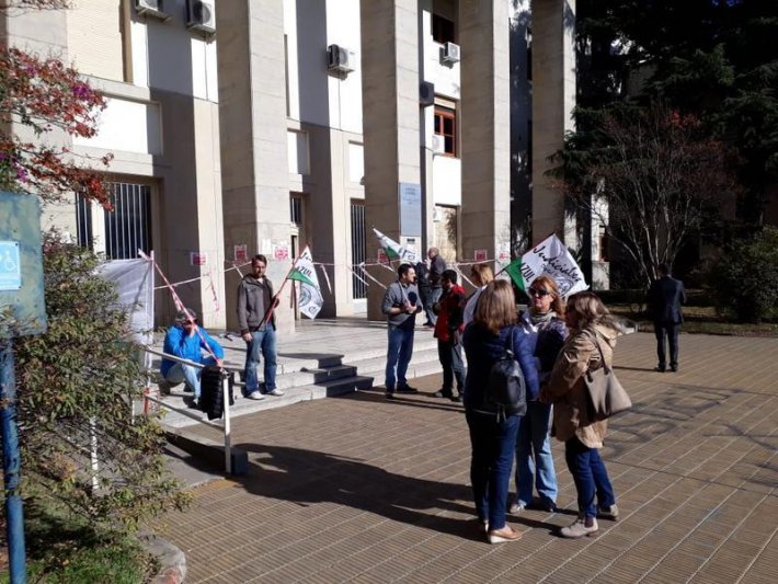 Se cumplió la protesta de los judiciales bonaerenses