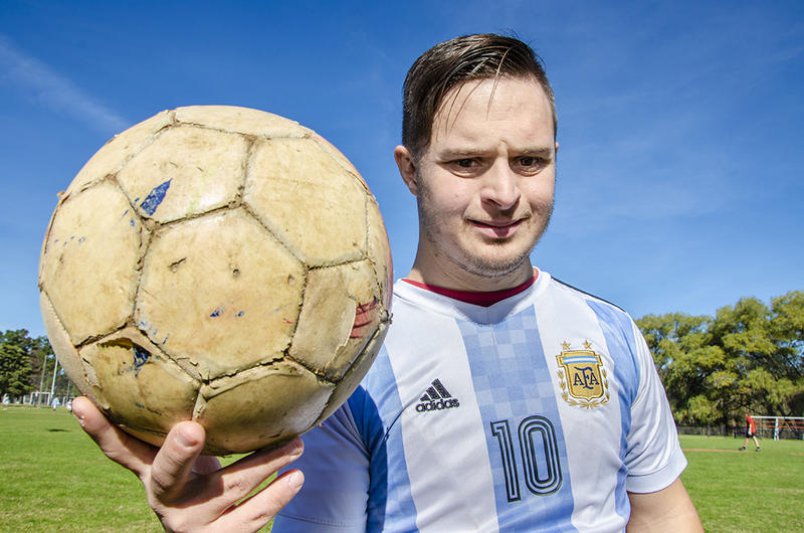 "Nacho" de Azul: sueños en celeste y blanco 