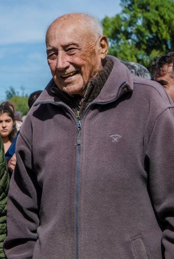 "Titina" Zabalza: Para recordarlo así, sonriente