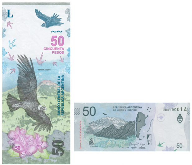 Un billete canadiense derrotó al de $50 argentino y es el mejor del mundo