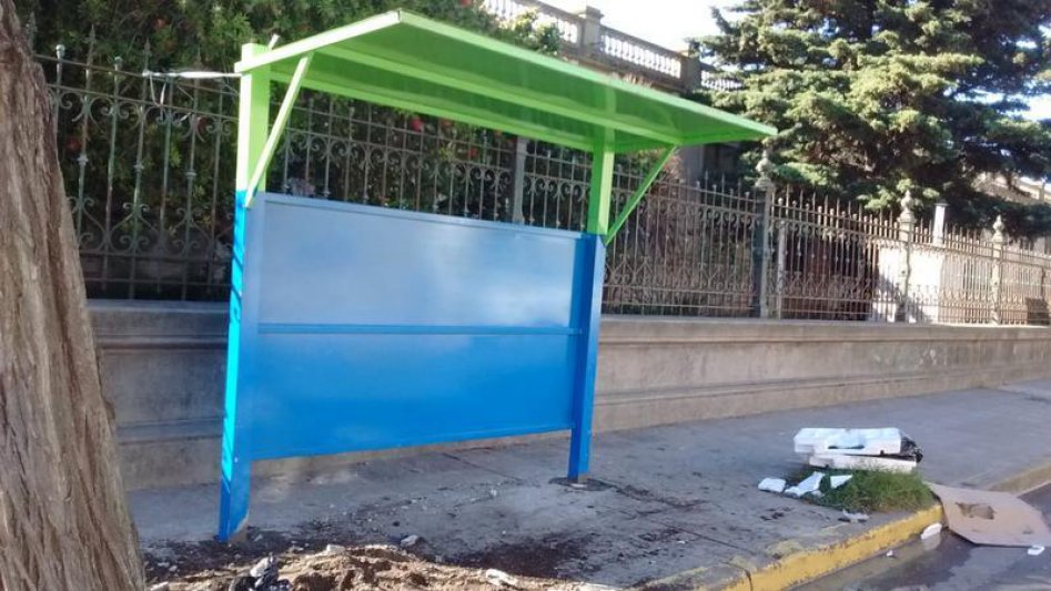 Nuevas garitas de colectivos