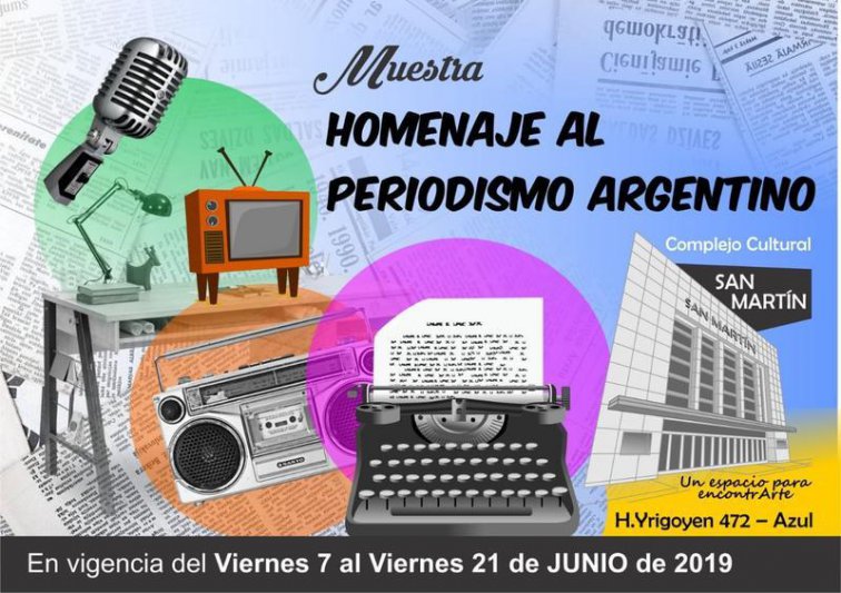 El viernes se inaugura la muestra que se propone  rendirle un homenaje al periodismo argentino