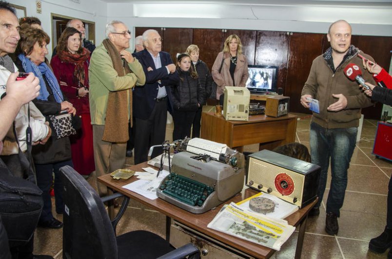 Se inauguró ayer una muestra en homenaje al periodismo argentino