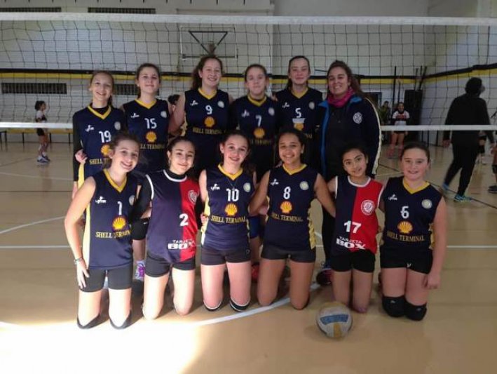 Las chicas de Azul Vóley, segundas en la LIPROBO