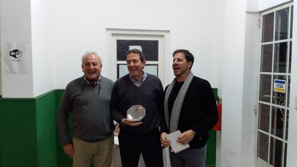 Marcelo Provenzano, Graciano Guerendiain y Claudio Carozzi, los ganadores