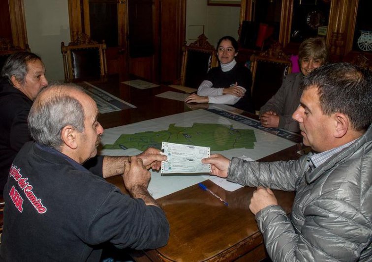 Reunión con miembros de Quijotes del Camino