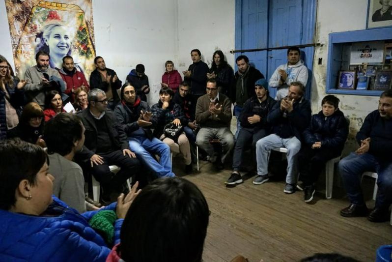 Encuentro con militantes