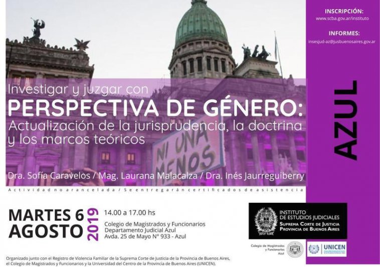 Investigar y Juzgar "Perspectiva de Género"