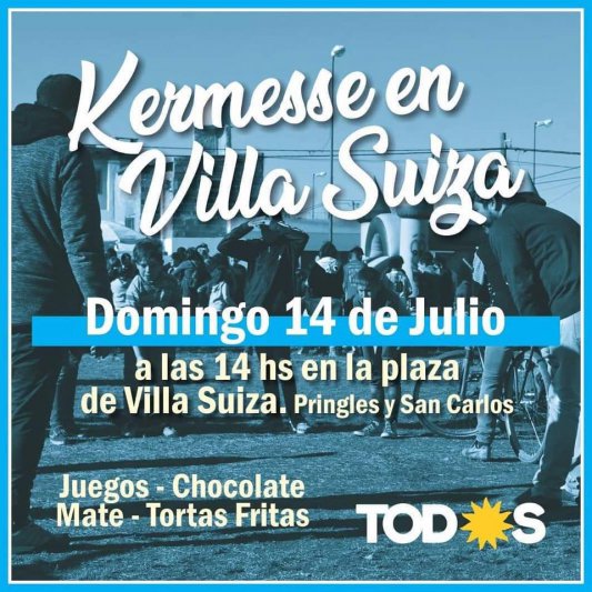 Una kermesse en Villa Suiza