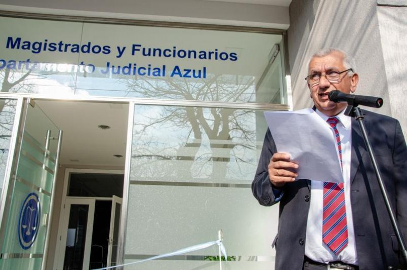 Un "histórico momento": la inauguración del  Colegio de Magistrados y Funcionarios de Azul 