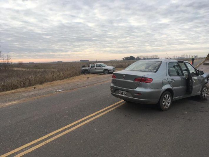 Fuerte choque en Ruta 60