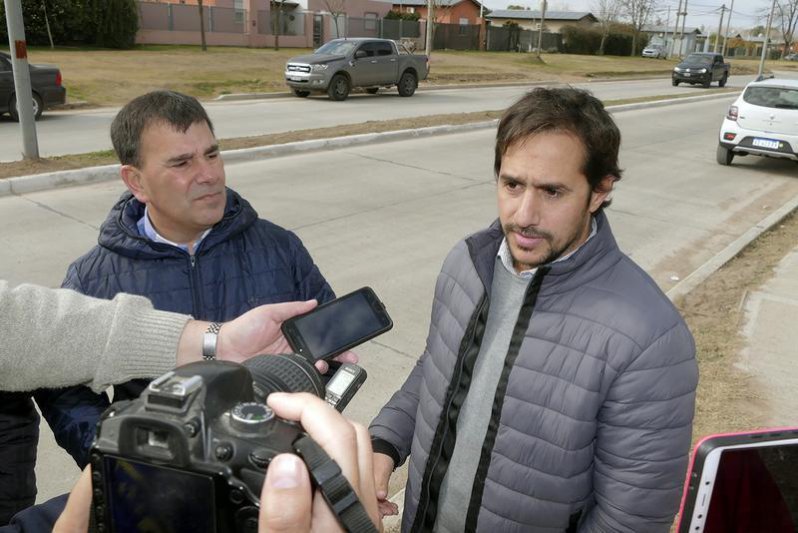 El Intendente recorrió la obra de Avenida Urioste