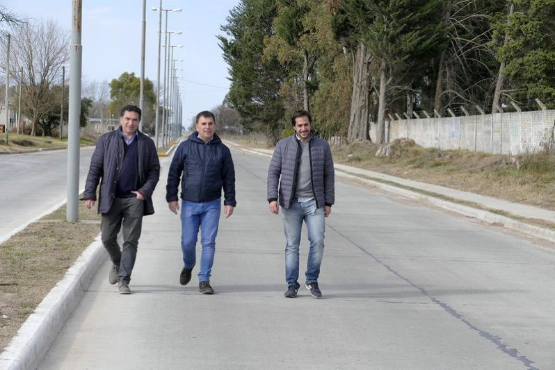 El Intendente recorrió la obra de Avenida Urioste