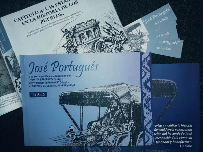 Lis Solé presentó su libro "José Portugués".
