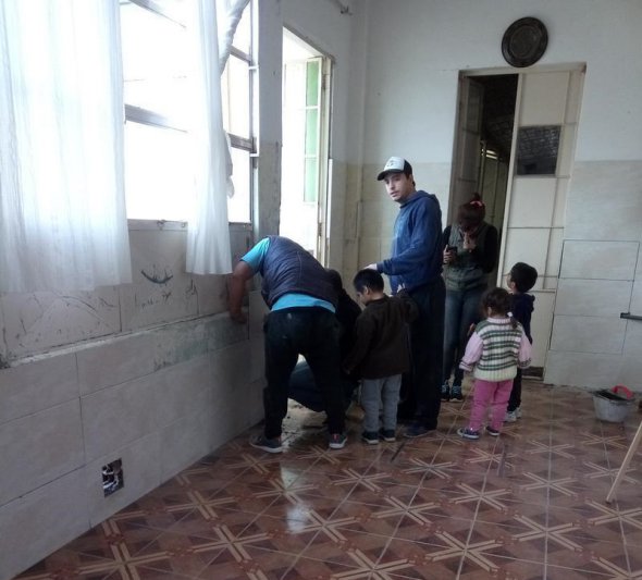 Jornada solidaria en el Hogar Sagrado Corazón