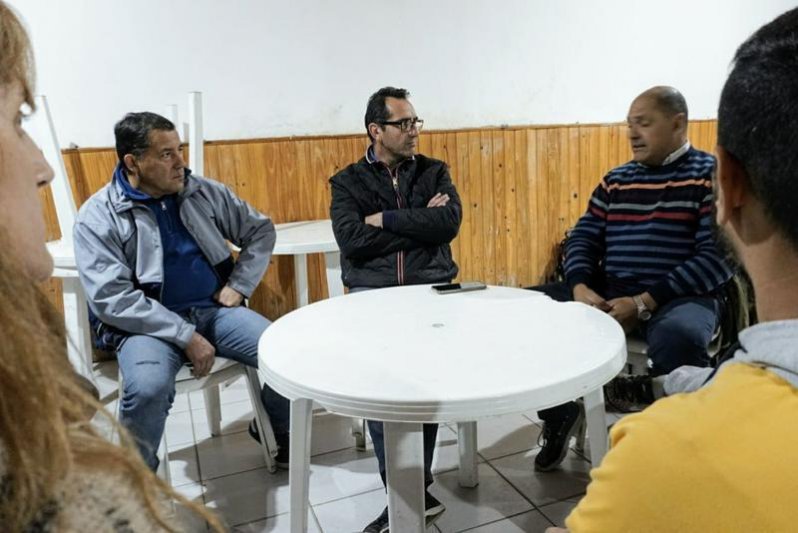 Nelson Sombra se reunió con referentes del deporte