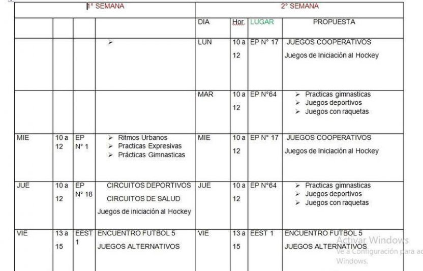 Se desarrolla en Azul el programa  "La Escuela y Vos en Invierno 2019"