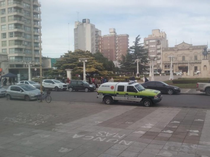 Amenaza de bomba en la Municipalidad