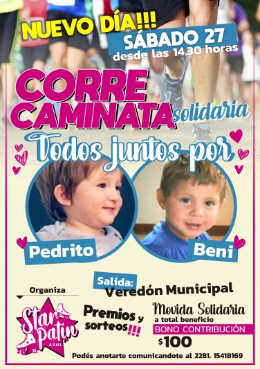 Correcaminata por Pedrito y Beni