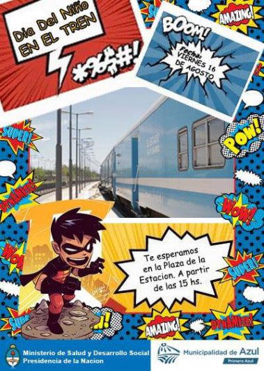 Festejos del Día del Niño en el Tren "El Estado en tu barrio"