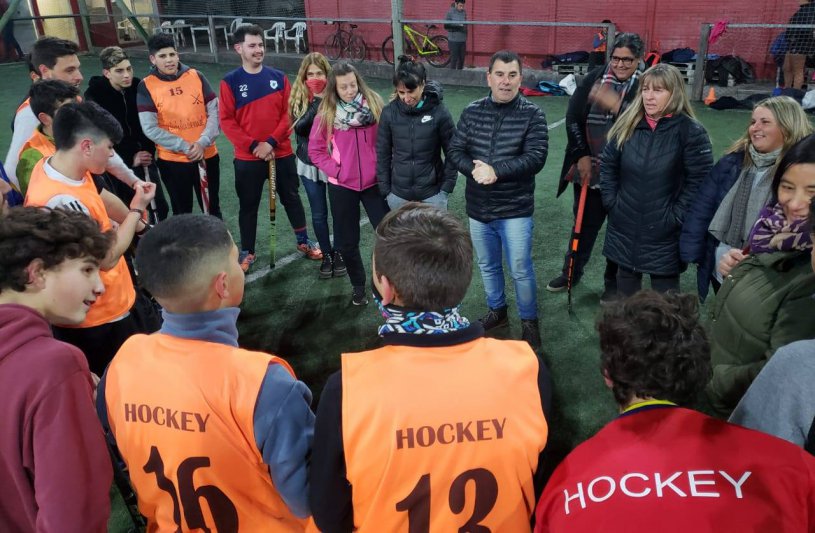Reunión con la Liga  Azuleña de Hockey