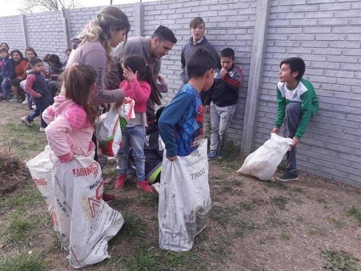 Concurrido festival del día del niño se  realizó en el merendero Pan del Cielo