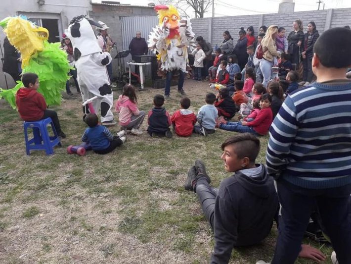 Concurrido festival del día del niño se  realizó en el merendero Pan del Cielo
