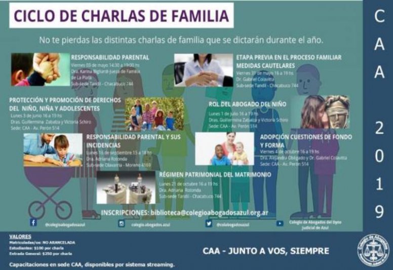 Continúa el Ciclo de Charlas de Familia  