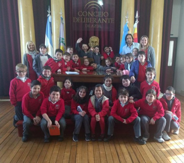 Alumnos del Colegio Mariano Moreno  visitaron el Concejo Deliberante