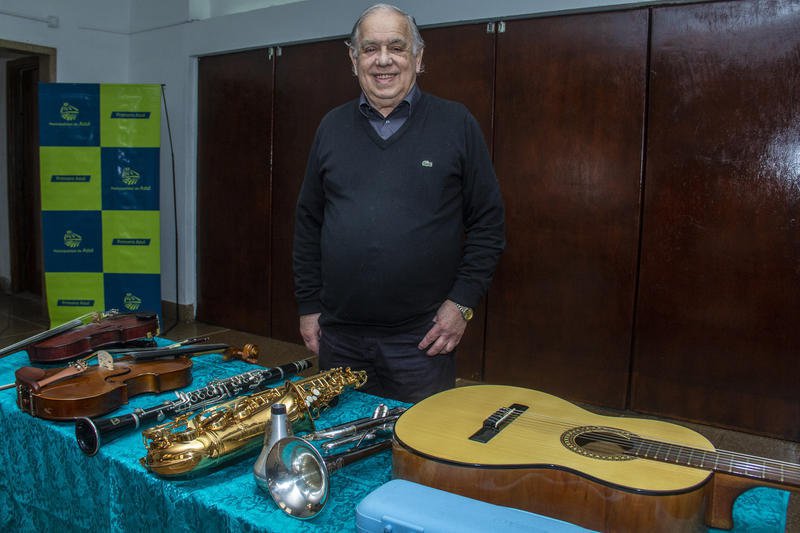 "Voy a mostrarle al público lo que  se llama en la música organología"