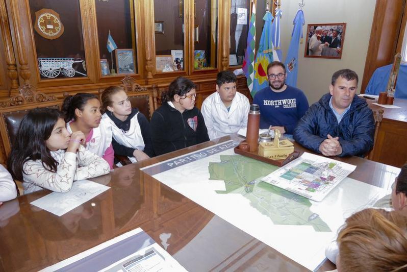 Visita al despacho del Intendente