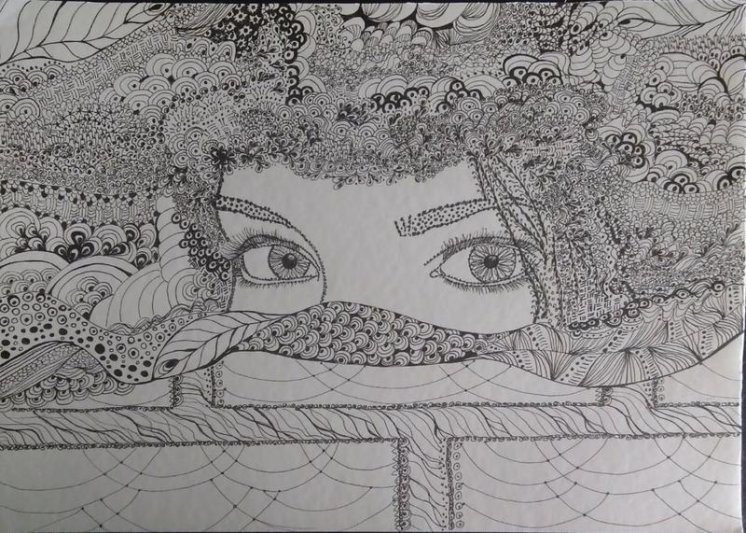 Hoy inaugura la muestra de  dibujos: "Conjunto de enredos"