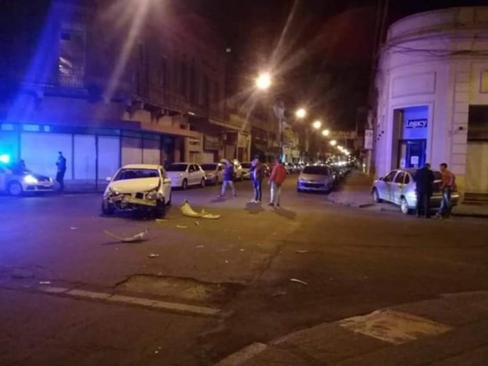 Dos choques en el centro, sin heridos