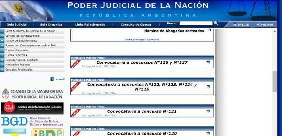 Abren inscripción para el Listado de Peritos / Auxiliares de Justicia en el Fuero Federal para el año 2020