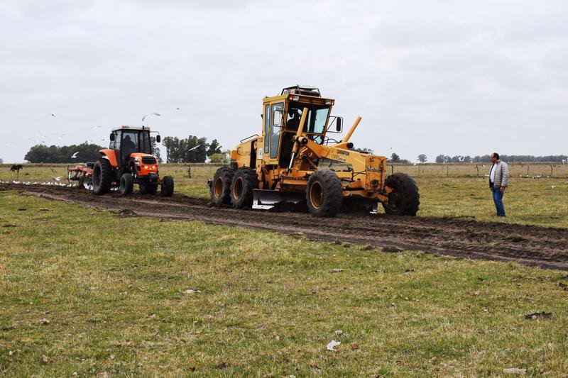 Capra recorrió obras que se realizan en la Quinta 201