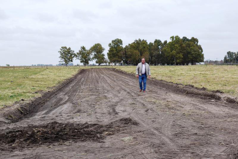 Capra recorrió obras que se realizan en la Quinta 201